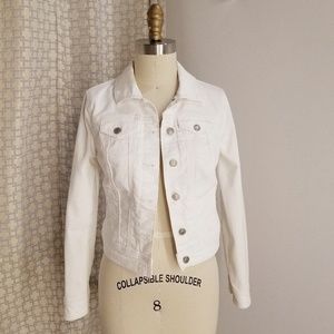Old Navy white denim jacket